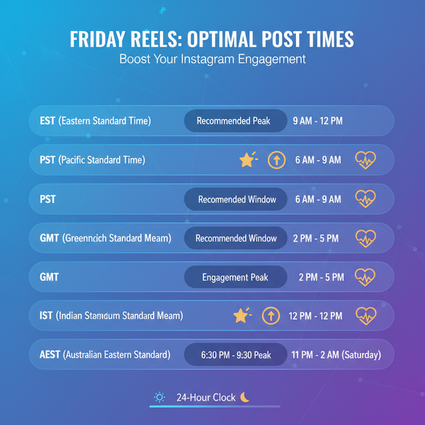 Best Time to Post a Reel on Friday for High Engagement