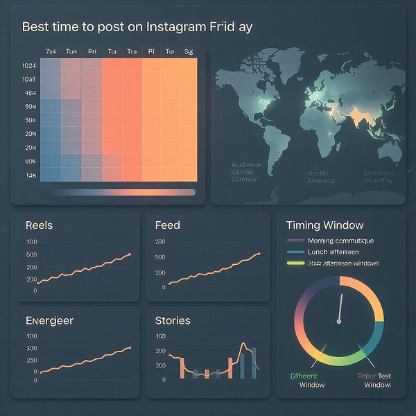 Best Time to Post on Instagram on Friday: Data-Driven Timing, Time Zones, and Content Types