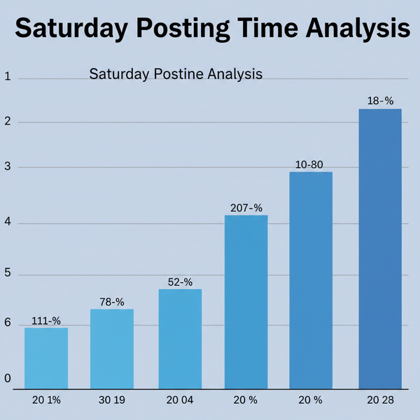 Best Time to Post on Social Media on Saturday by Platform