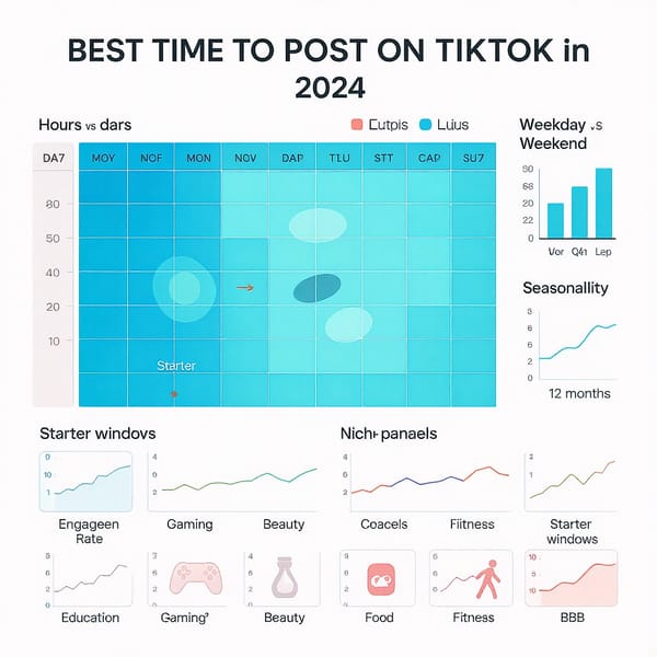 Best Time to Post on TikTok in 2024: Data, Niches, and a Simple Testing Plan