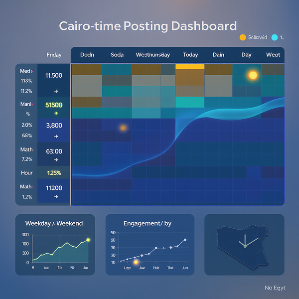 Best Time to Post on TikTok in Egypt (Cairo Time): Data Windows, Weekend Patterns, and Ramadan Tips