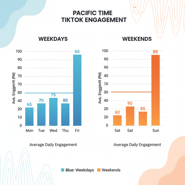 Best Time to Post on TikTok in Pacific Time by Day