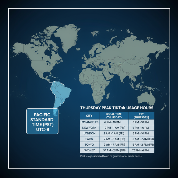 Best Time to Post on TikTok Thursday in Pacific Time