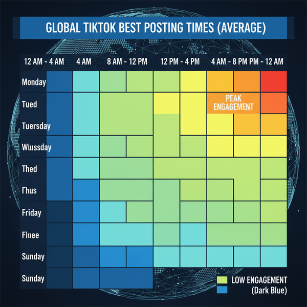 Mejor hora para publicar en TikTok y aumentar engagement