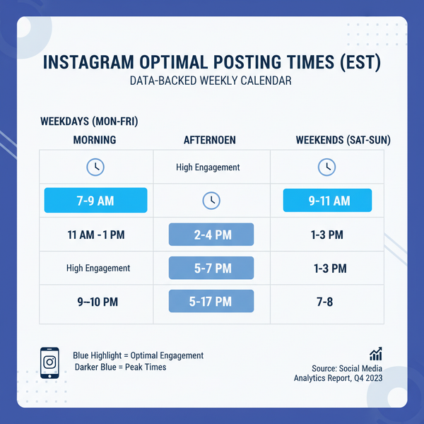 Best Times to Post on Instagram EST for High Engagement