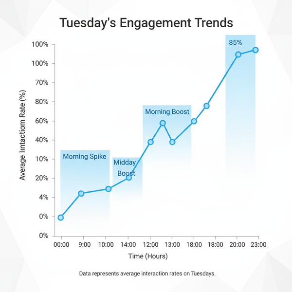 Best Times to Post on Instagram on Tuesday by Time Zone