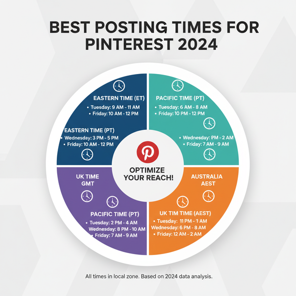 Best Times to Post on Pinterest 2024 for Higher Engagement
