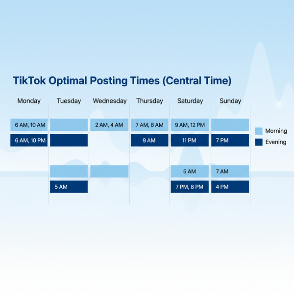 Best Times to Post on TikTok in Central Time Zone