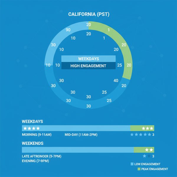 Best Times to Post on TikTok in California for Engagement