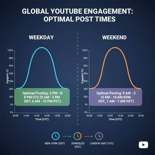 Best Times to Post on YouTube for Views and Engagement