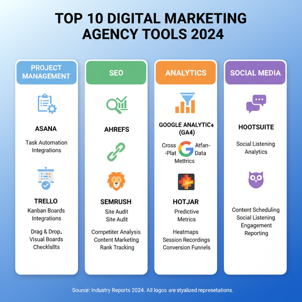 Top Tools for Digital Marketing Agencies in 2024