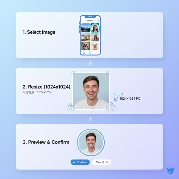 Bluesky Profile Picture Size and Dimensions Guide