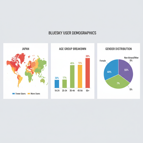Bluesky User Demographics by Age, Gender, and Location