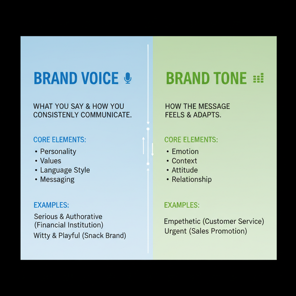 Brand Voice vs Brand Tone: Differences and Best Practices