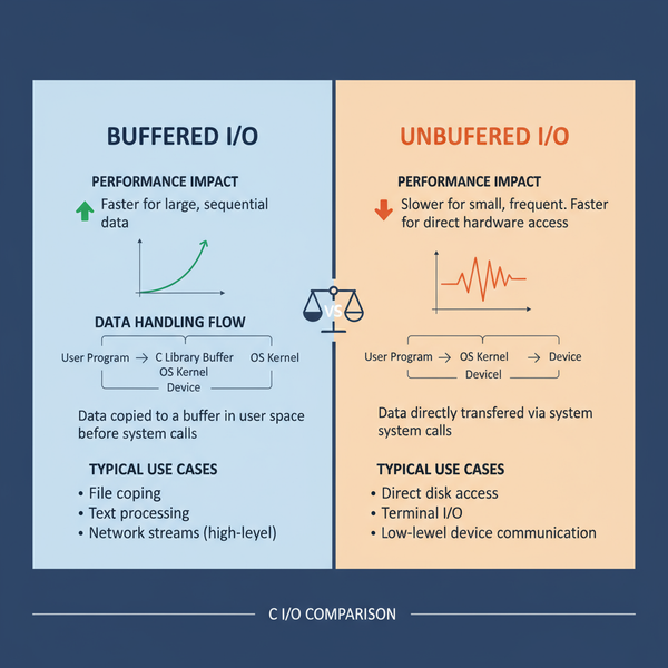 Buffer in C Programming Explained with Examples and Safety T