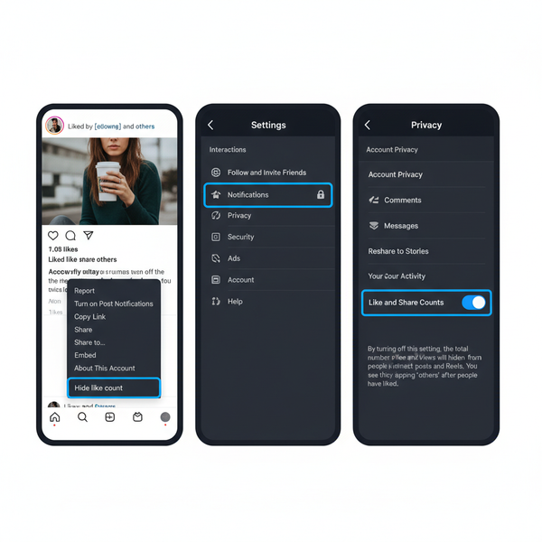 How to Make Likes Private on Instagram and Hide Like Counts