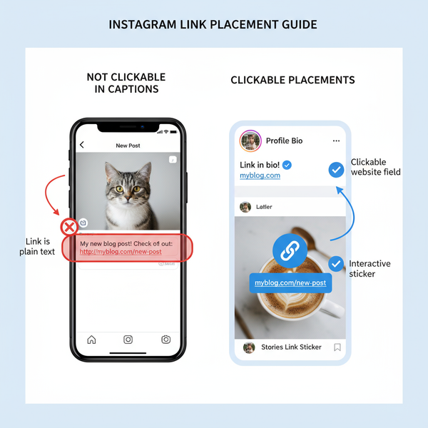 Can You Put Links in Instagram Captions Explained