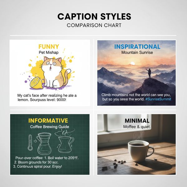Caption Ideas for First Post on Instagram with Tips