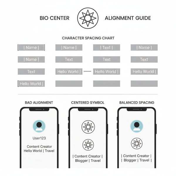 How to Make a Centered Instagram Bio for Better Aesthetics