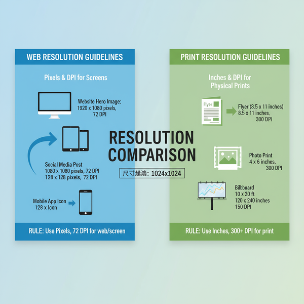 Common Picture Dimensions for Web, Social Media, and Print
