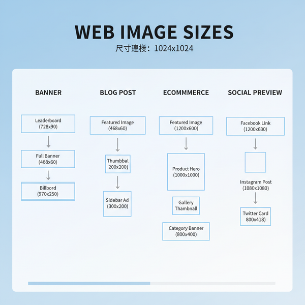 Common Web Image Sizes for Designers and Marketers