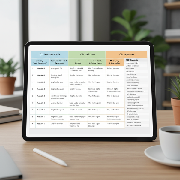 Content Creation Planner for Consistent and Productive Marke