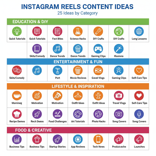 25 Content Ideas for Instagram Reels to Increase Engagement