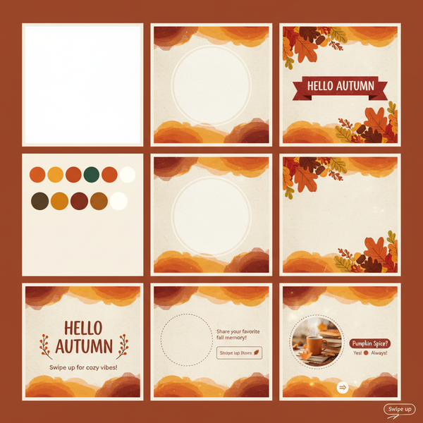 Fall Instagram Story Template Ideas for Higher Engagement