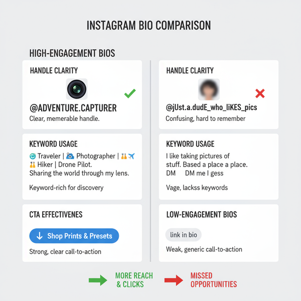 Designing an Instagram Bio for Engagement and Growth