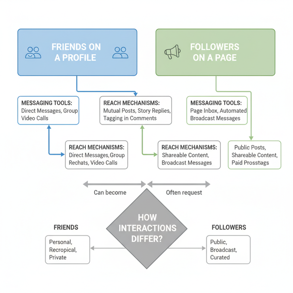 Difference Between Facebook Profile and Page Features