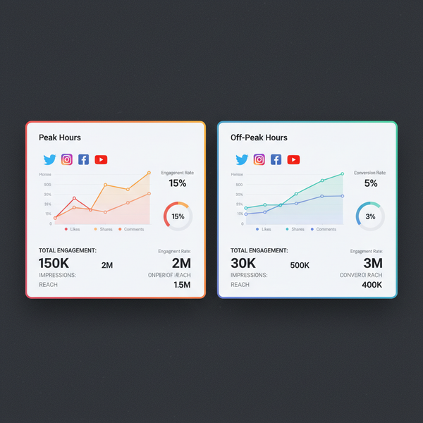 Does Posting at Certain Times Matter for Social Media Growth