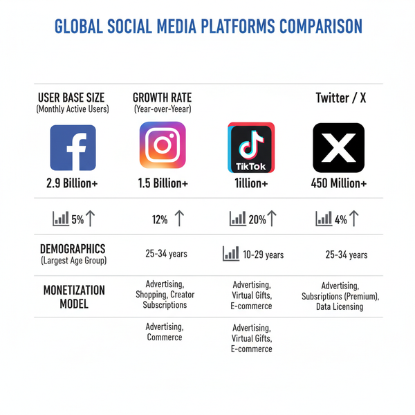 Facebook Competitors and Emerging Social Media Platforms