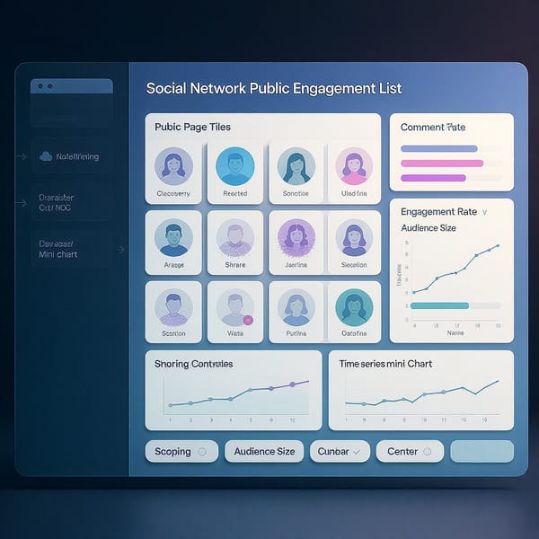 How to Build a Facebook Public Engagement List: Tools, Metrics, and Templates