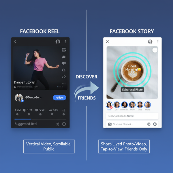 Facebook Reel vs Story Differences and Best Uses