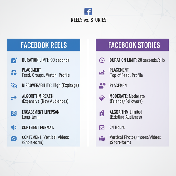 Facebook Reel vs Story: Differences, Reach, and When to Use