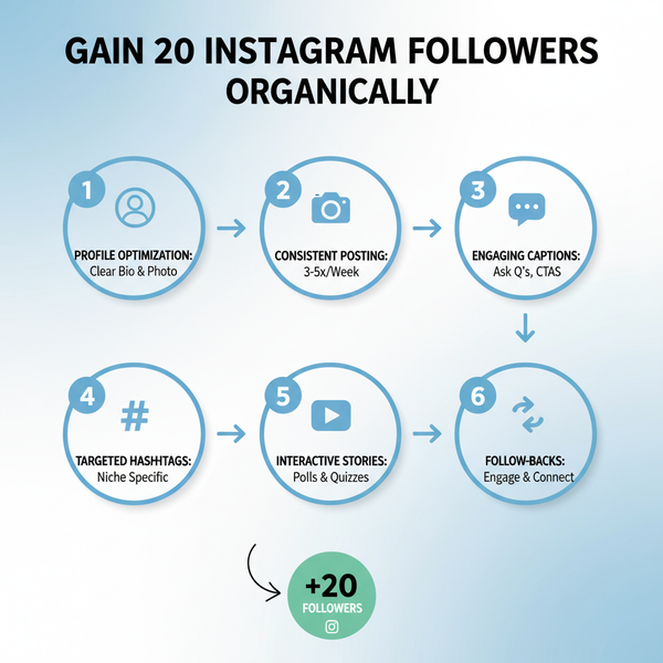 Free 20 Followers for Instagram Safely and Organically