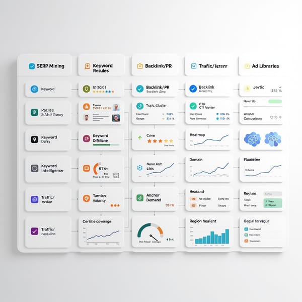 Best Free Competitor Research Tools in 2025: Practical Workflows and Picks