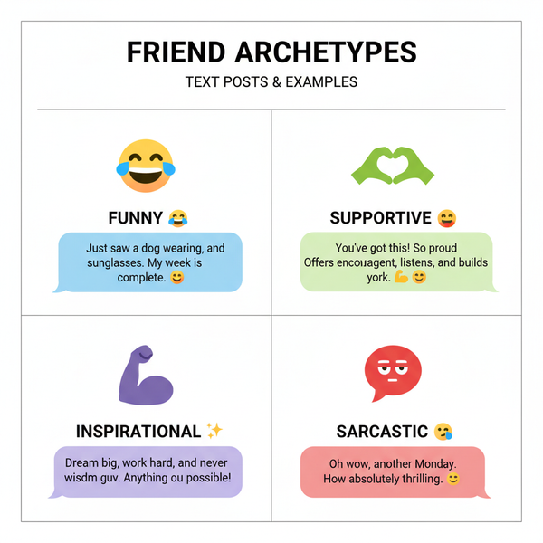 25 Funny and Heartwarming Friends Text Posts to Share