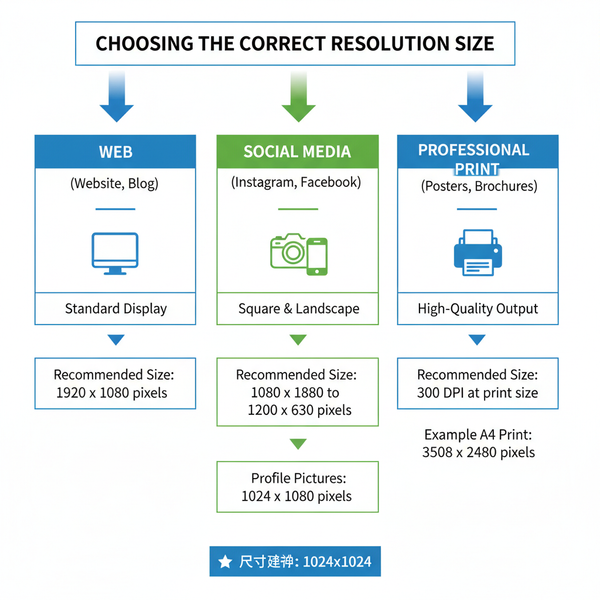 High Resolution Photo Dimensions for Web and Print Quality