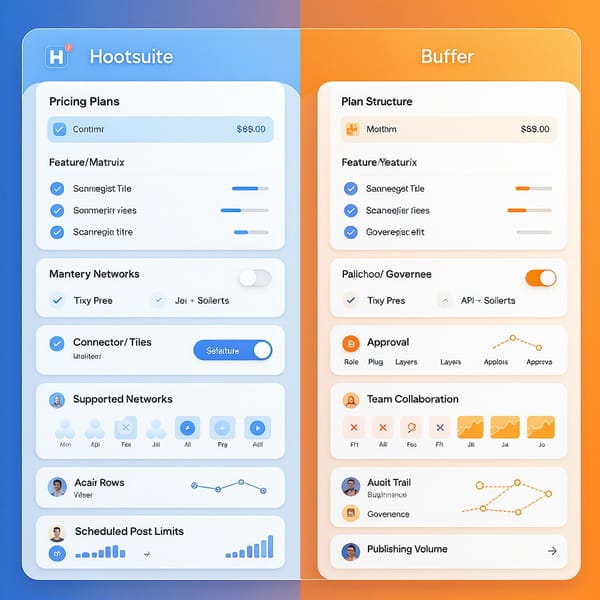 Hootsuite vs Buffer: The 2025 Comparison Guide for Social Media Teams