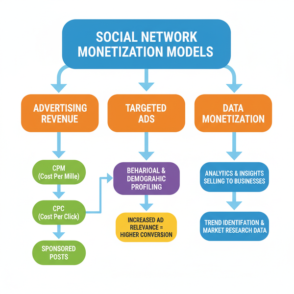 How Social Networks Make Money Through Various Models