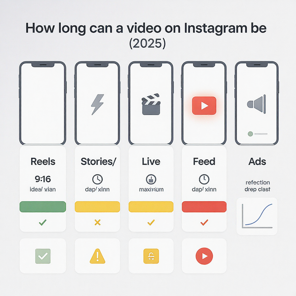 How Long Can a Video on Instagram Be? A 2025 Guide to Reels, Stories, Live, and Ads