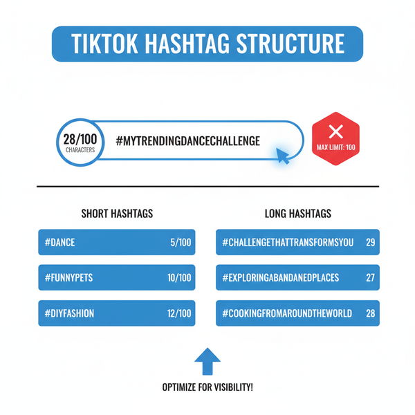 TikTok Hashtag Length Limit and Best Practices