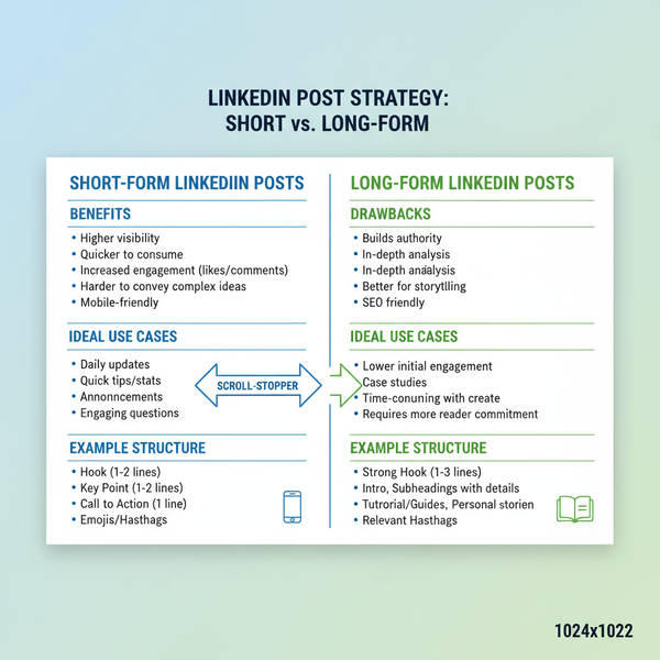How Long Should a LinkedIn Post Be for Best Engagement