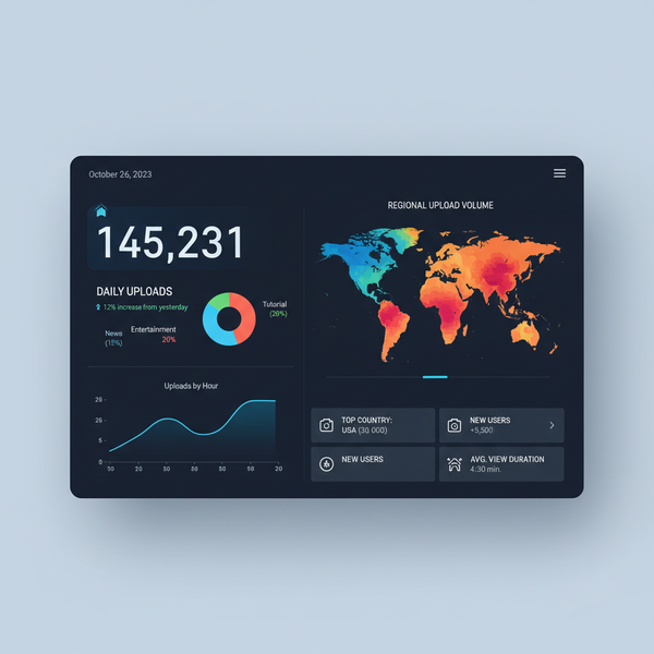 Daily YouTube Video Upload Statistics and Trends