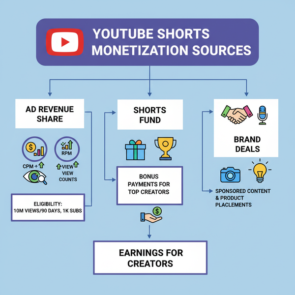 YouTube Shorts Earnings for 1000 Views Explained