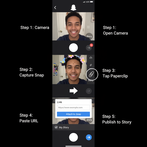 How to Add a Link on Snapchat Story Step by Step