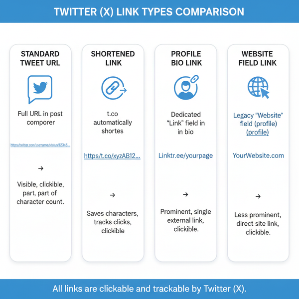 How to Add a Link on Twitter in Tweets and Bio