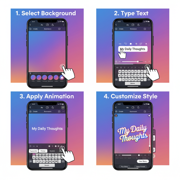 Add Moving Text to Instagram Stories with Animations