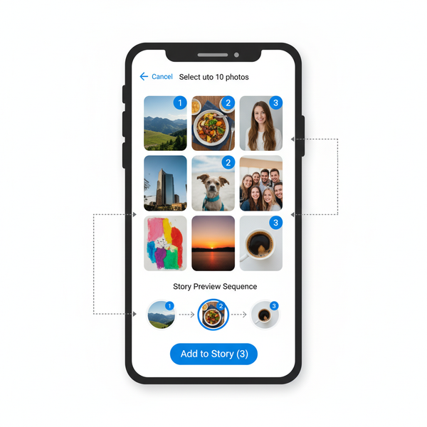 How to Add Pictures on Instagram Story with Multiple Photos